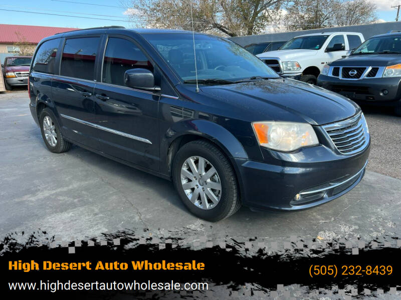 2014 Chrysler Town and Country for sale at High Desert Auto Wholesale in Albuquerque NM