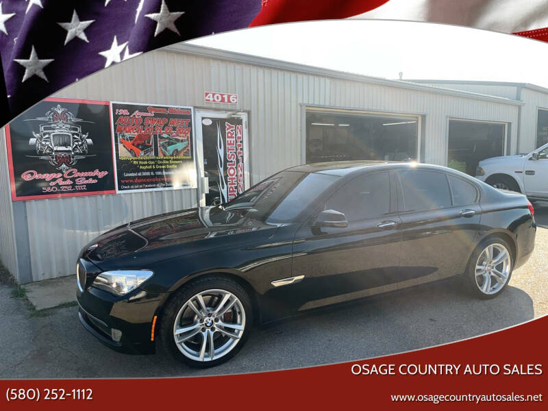 2014 BMW 7 Series for sale at Osage Country Auto Sales in Duncan OK