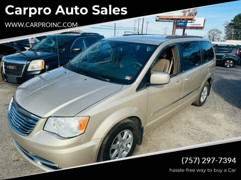 2012 chrysler best sale van for sale