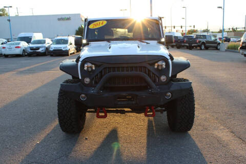 2014 Jeep Wrangler Unlimited for sale at Good Deal Auto Sales LLC in Aurora CO