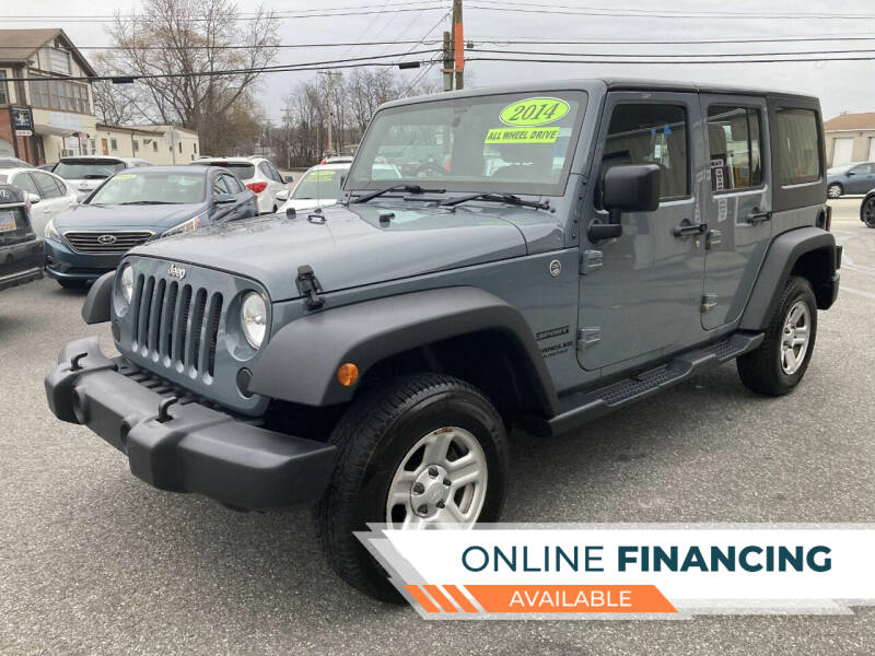 2014 Jeep Wrangler Unlimited for sale at Dijie Auto Sales and Service Co. in Johnston RI