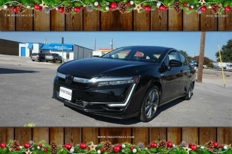 2018 Honda Clarity Plug-In Hybrid for sale at F.M Auto Sale LLC in Dallas TX