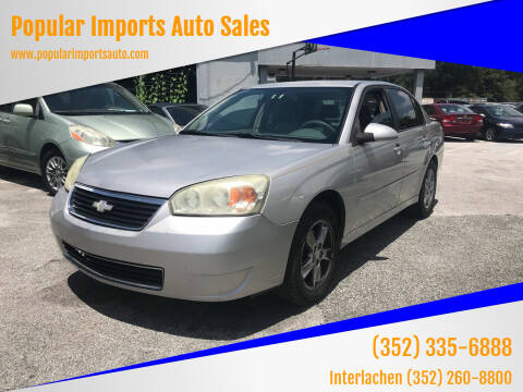 2006 Chevrolet Malibu for sale at Popular Imports Auto Sales - Popular Imports-InterLachen in Interlachehen FL