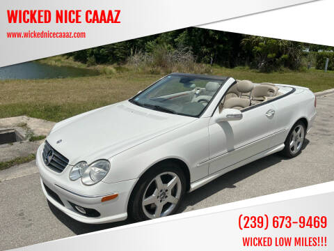 2005 Mercedes-Benz CLK for sale at WICKED NICE CAAAZ in Cape Coral FL
