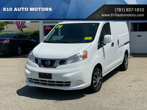 2014 Nissan NV200 for sale at 810 AUTO MOTORS in Abington MA