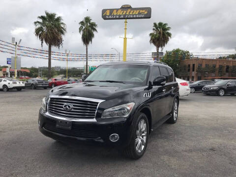 2012 Infiniti QX56 for sale at A MOTORS SALES AND FINANCE in San Antonio TX