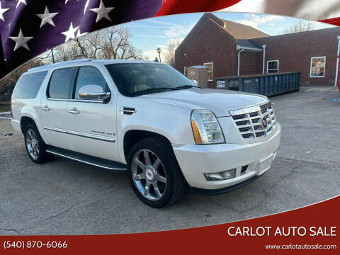 2007 Cadillac Escalade ESV for sale at Carlot Auto Sale in Fredericksburg VA