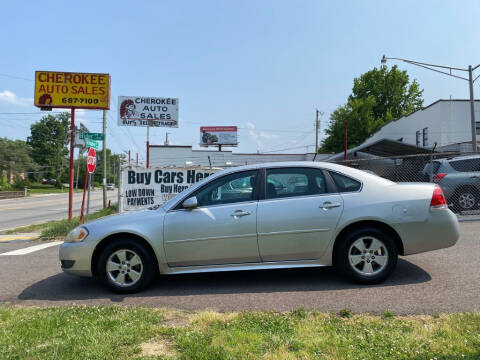 2011 Chevrolet Impala for sale at Cherokee Auto Sales in Knoxville TN