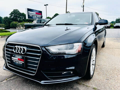 2013 Audi A4 for sale at Premium Motor's LLC in Norfolk VA