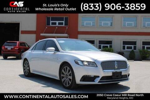 2017 Lincoln Continental for sale at Fenton Auto Sales in Maryland Heights MO