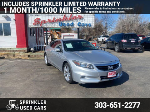 2011 Honda Accord for sale at Sprinkler Used Cars in Longmont CO