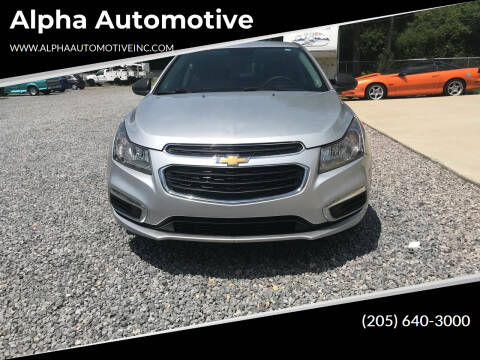 2016 Chevrolet Cruze Limited for sale at Alpha Automotive in Odenville AL