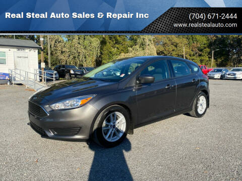 2018 Ford Focus for sale at Real Steal Auto Sales & Repair Inc in Gastonia NC