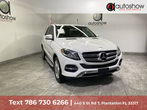 2018 Mercedes-Benz GLE for sale at AUTOSHOW SALES & SERVICE in Plantation FL