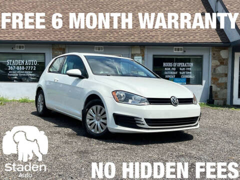 2015 Volkswagen Golf for sale at Staden Auto in Feasterville Trevose PA
