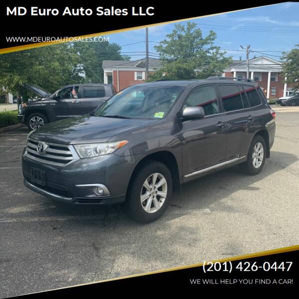 2013 Toyota Highlander for sale at MD Euro Auto Sales LLC in Hasbrouck Heights NJ