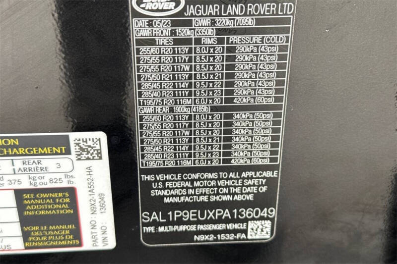 2023 Land Rover Range Rover Sport P360 SE