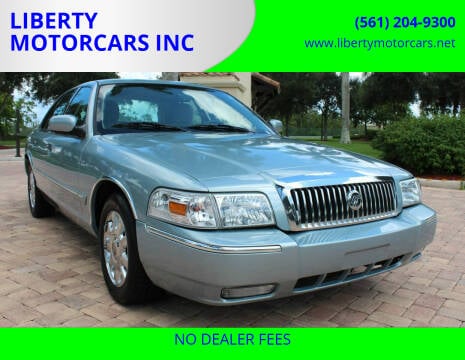 2008 Mercury Grand Marquis for sale at LIBERTY MOTORCARS INC in Royal Palm Beach FL