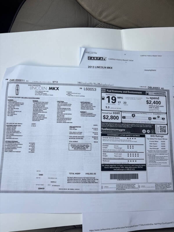 2013 Lincoln MKX