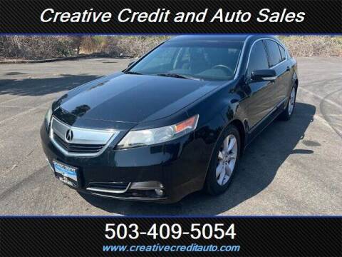 2013 Acura TL for sale at Creative Credit & Auto Sales in Salem OR