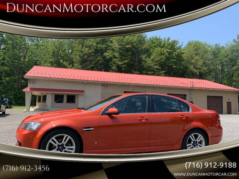 2008 Pontiac G8 for sale at DuncanMotorcar.com in Buffalo NY