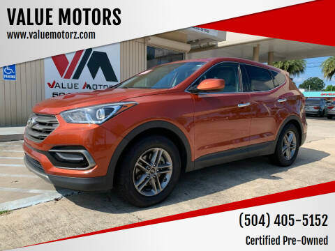 2017 Hyundai Santa Fe Sport for sale at VALUE MOTORS in Kenner LA