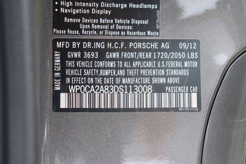 2013 Porsche Boxster