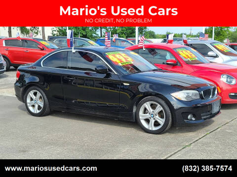 2012 BMW 1 Series for sale at Mario's Used Cars in Houston TX