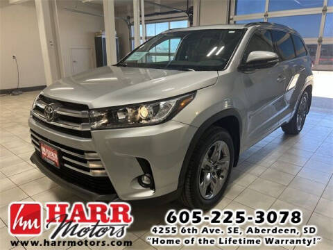 2019 Toyota Highlander for sale at Harr Motors Bargain Center in Aberdeen SD
