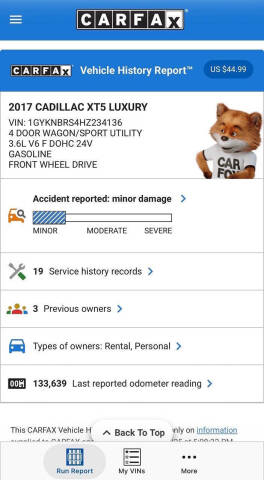 2017 Cadillac XT5 Luxury