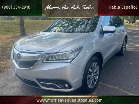 2014 Acura MDX for sale at Morris Ave Auto Sales in Elizabeth NJ