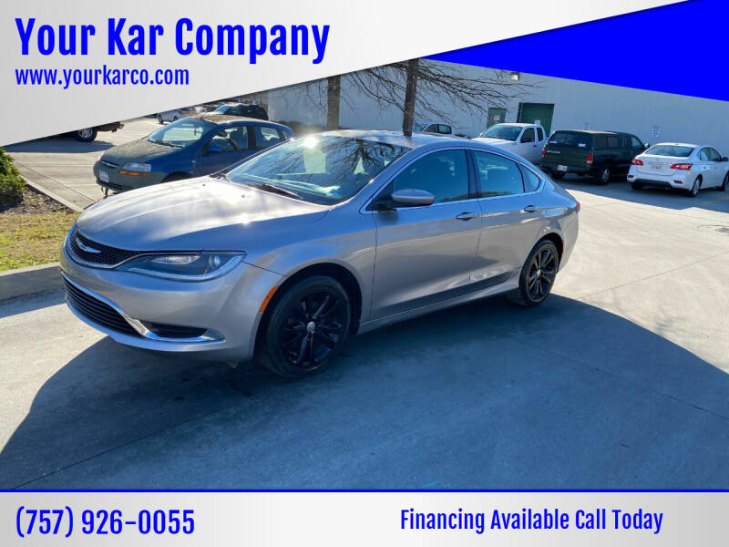 2016 Chrysler 200 for sale at Your Kar Company in Norfolk VA