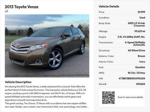 2013 Toyota Venza LE