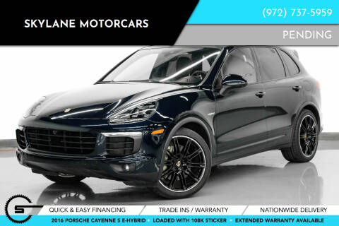 2016 Porsche Cayenne for sale at Skylane Motorcars in Carrollton TX