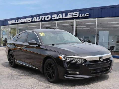 2018 Honda Accord for sale at Williams Auto Sales, LLC in Cookeville TN