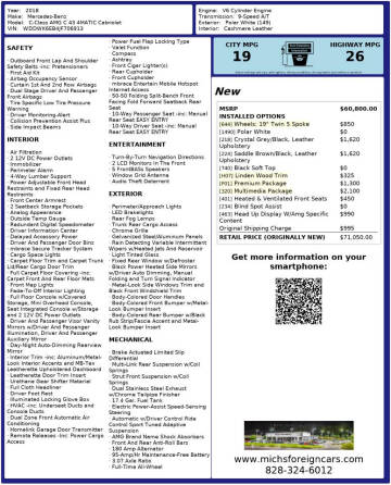 2018 Mercedes-Benz C-Class AMG C 43