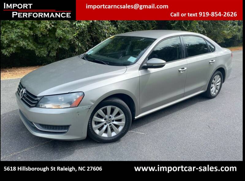 2012 Volkswagen Passat for sale at Import Performance Sales in Raleigh NC