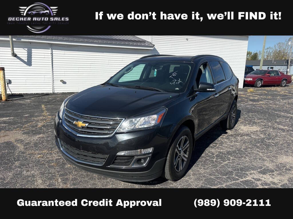 2015 Chevrolet Traverse for sale at DECKER AUTO SALES in Bay City, MI