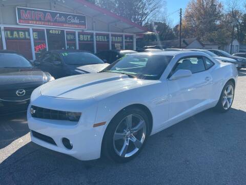 2013 Chevrolet Camaro for sale at Mira Auto Sales in Raleigh NC