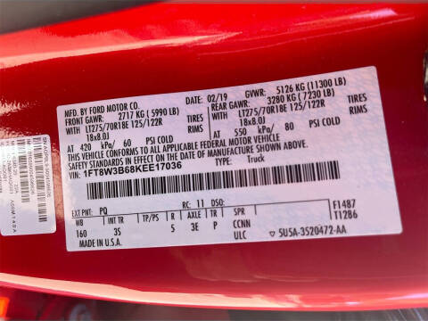 2019 Ford F-350 Super Duty