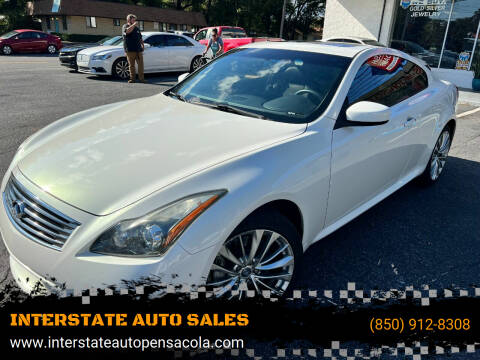 2013 Infiniti G37 Coupe for sale at INTERSTATE AUTO SALES in Pensacola FL
