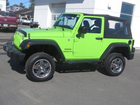 2012 Jeep Wrangler for sale at Price Auto Sales 2 in Concord NH