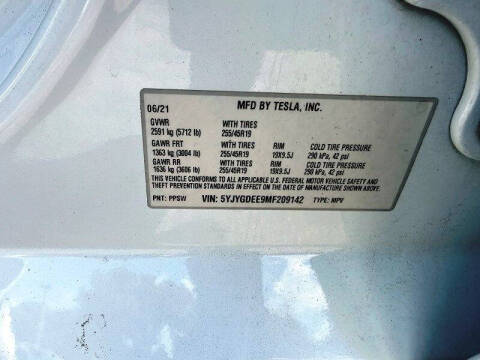 2021 Tesla Model Y Long Range