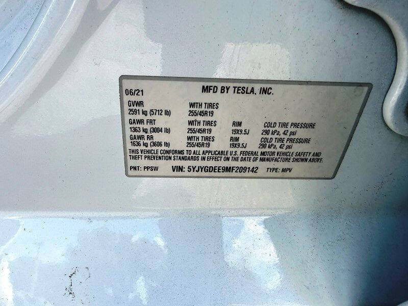 2021 Tesla Model Y Long Range