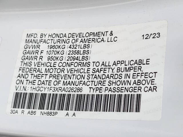 2024 Honda Accord EX