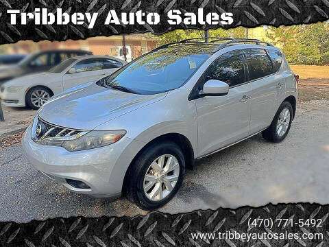 2012 Nissan Murano for sale at Tribbey Auto Sales in Stockbridge GA