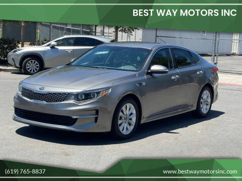 2016 Kia Optima for sale at BEST WAY MOTORS INC in San Diego CA