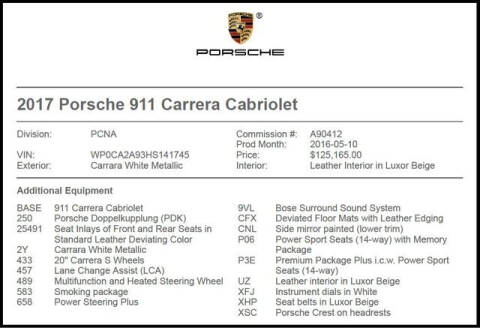 2017 Porsche 911 for sale at RAC Performance in Carrollton TX