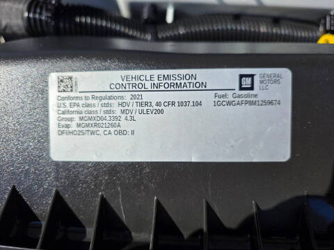 2021 Chevrolet Express 2500