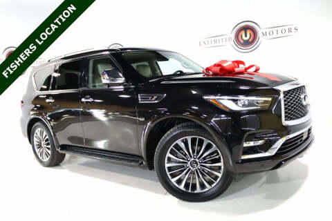 2018 Infiniti QX80 for sale at Unlimited Motors in Fishers IN